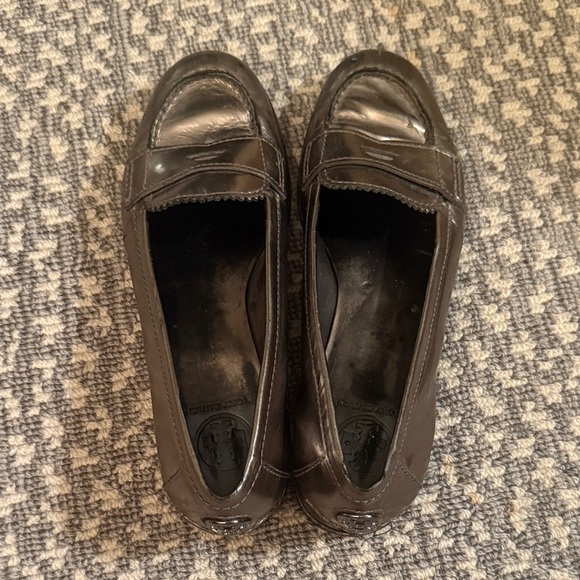 Metallic Tory Burch Loafers - Picture 1 of 2